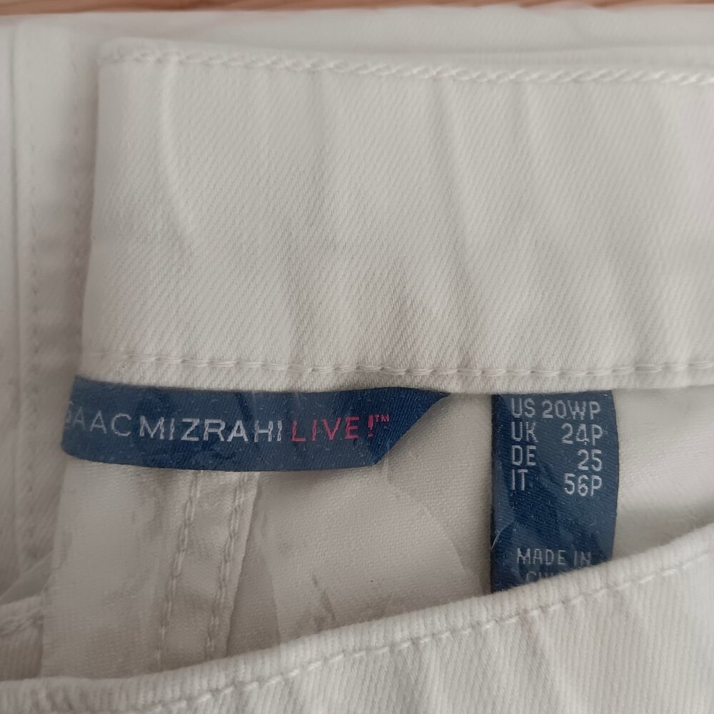 Isaac Mizrahi Live! Petite True Denim Straight Ankle Jeans , Sz 20WP a631688 - Picture 3 of 3